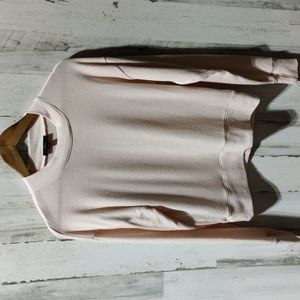 J. Crew High Crewneck Pullover Sweater Soft Pink Women's Small